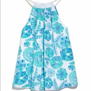 Lilly Pulitzer Sea Urchin halter top, lined sz M